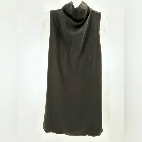 Proenza Schouler NWT Women's Cady Sleeveless Knotted Back Top Black Size 0 - Picture 7 of 14
